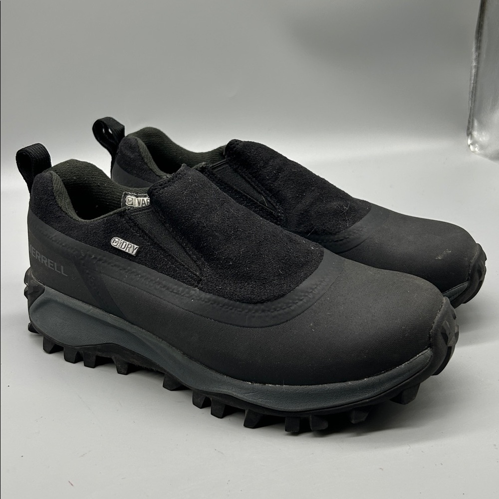 Merrell Thermo Snowdrift Moc Shell Womens 7.5 Black Waterproof 200g Insulate